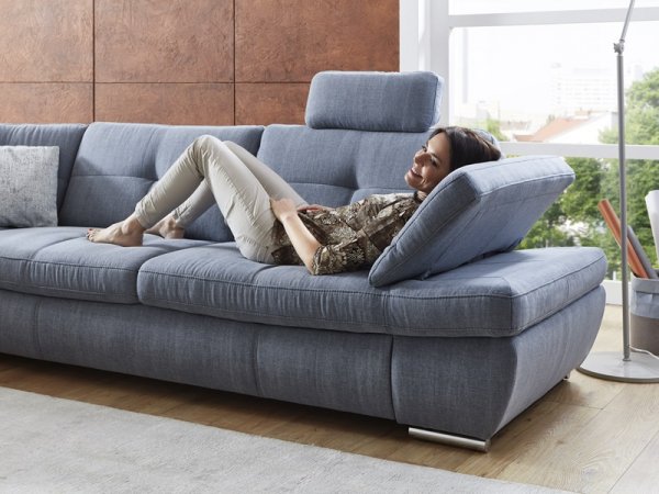 Luxusní rozkládací rohová sedací souprava ARGENTO