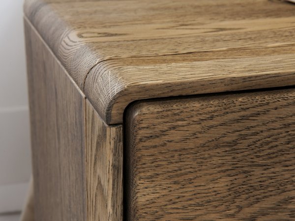 Dubový televizní stolek ATLANTA typ 21 dub pálený