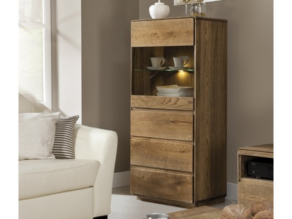 Dubový nábytek z masivu do obývacího pokoje ATLANTA dub pálený