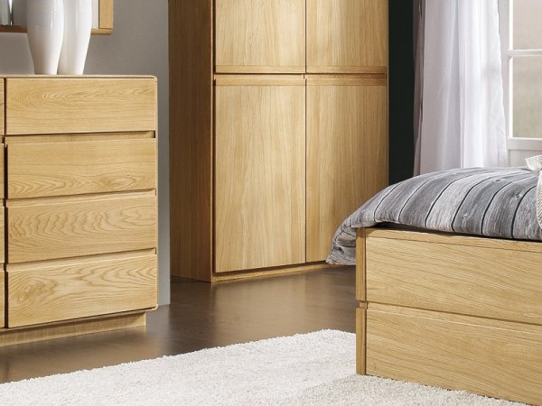 Dubová ložnice z masivu ATLANTA dub přírodní