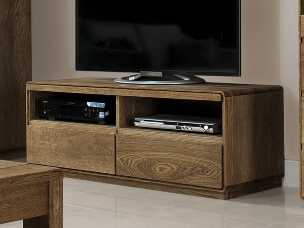 Dubový televizní stolek ATLANTA typ 21 dub pálený