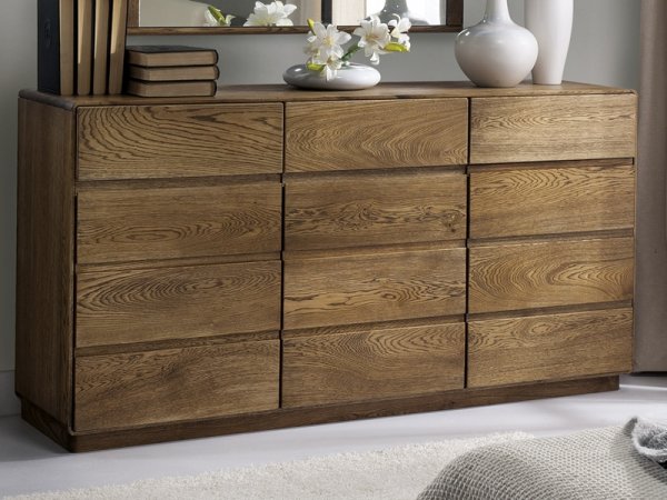 Dubový nábytek z masivu do obývacího pokoje ATLANTA dub pálený