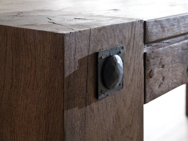 Jídelní stůl z masivu LEEDS dub bělený