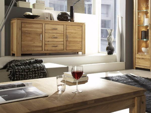 Konferenční stolek z dubového masivu - FARO dubový konferenční stolek 100x100 (typ 40)