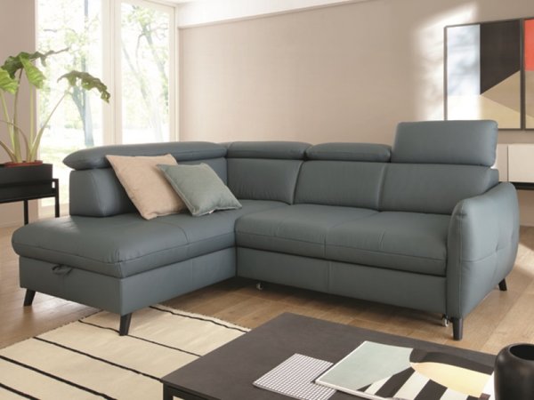 Rohová rozkládací sedací souprava LUGO