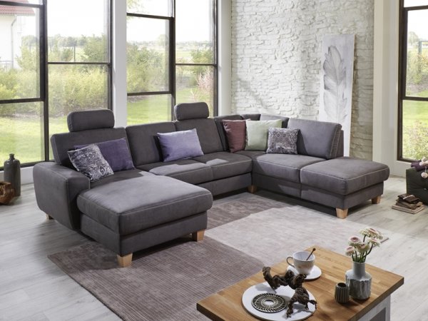 Rohová sedací souprava do tvaru U VISCONTI