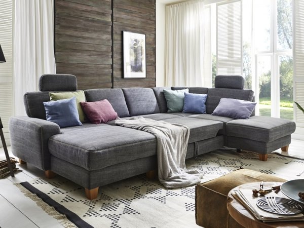 Rohová sedací souprava do tvaru U VISCONTI