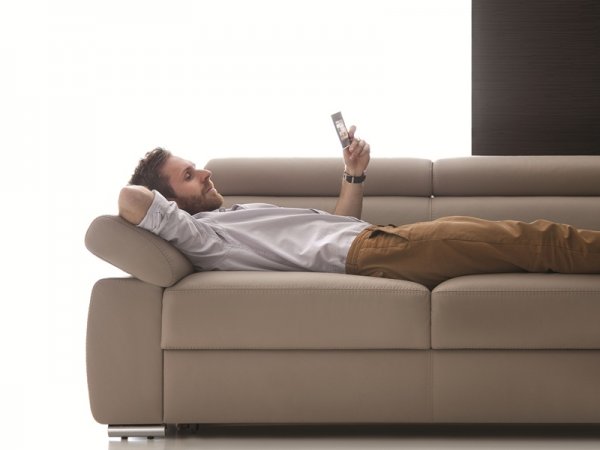 Kožená rohová sedací souprava FOCUS