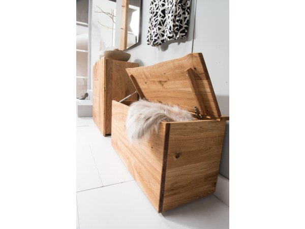 Dubový nábytek z masivu do předsíně WOODLINE 4 dub přírodní