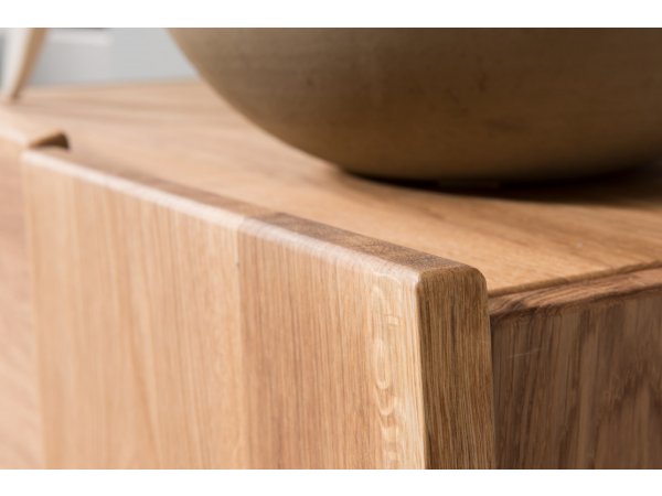 Dubový nábytek z masivu do předsíně WOODLINE 4 dub přírodní