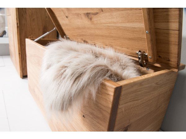 Dubový nábytek z masivu do předsíně WOODLINE 4 dub přírodní