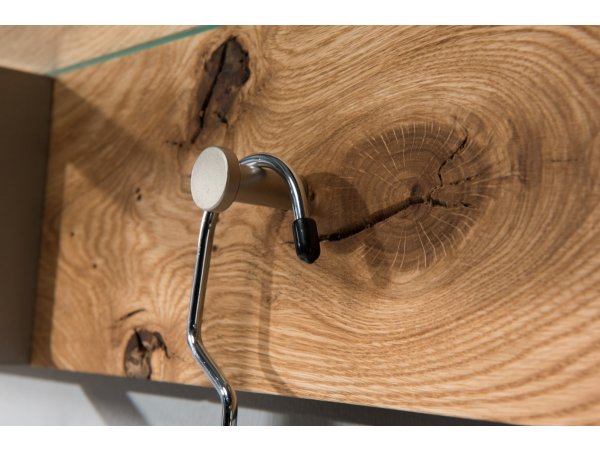 Dubový nábytek z masivu do předsíně WOODLINE 3 dub přírodní