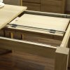 Dubový jídelní stůl rozkládací 120/180x90 ATLANTA typ 40 dub bianco