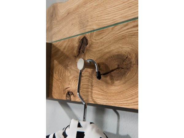 Dubový nábytek z masivu do předsíně WOODLINE 2 dub přírodní