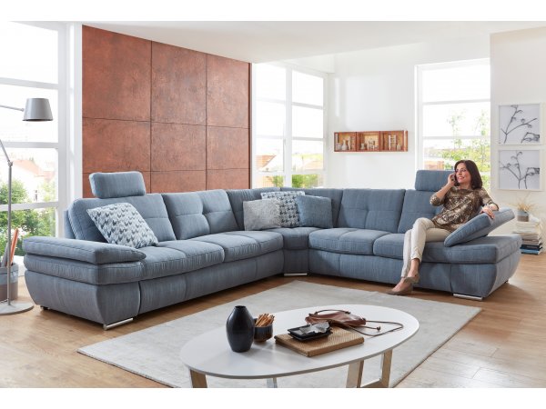 Luxusní rohová sedací souprava ARGENTO