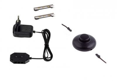 LED osvětlení skleněných polic - KLIP