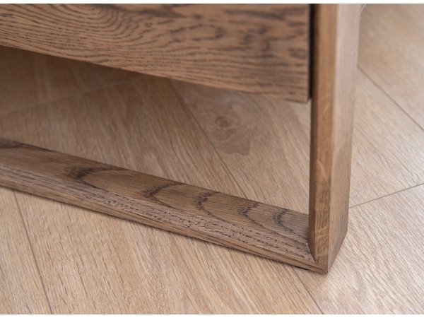 Postel z masivu RIA dub kouřový