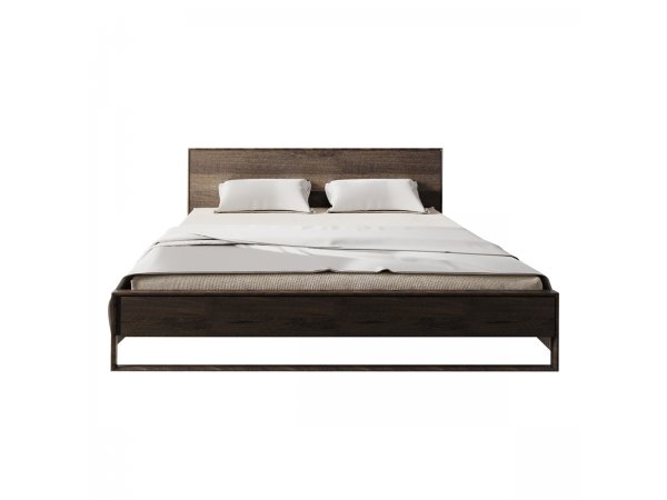 Postel z masivu RIA dub kouřový