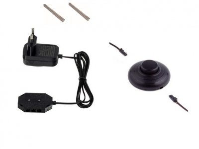 LED osvětlení skleněných polic lišta