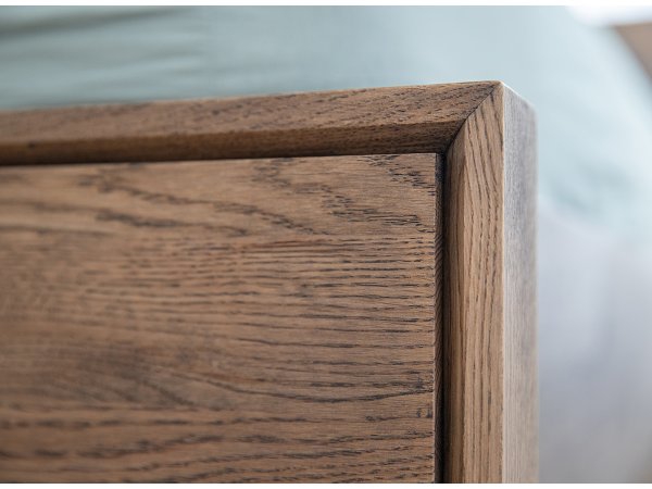 Postel z masivu RIA dub kouřový