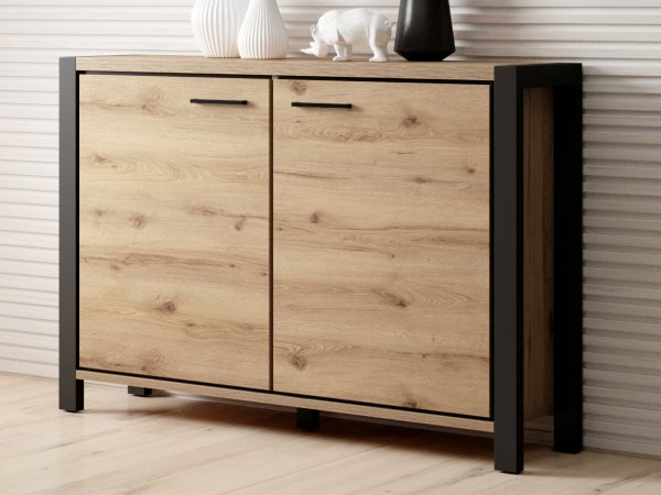 Nábytek do jídelny a obývacího pokoje AKTIV dub Taurus/černý mat