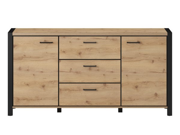 Nábytek do obývacího pokoje AKTIV 2 dub Taurus/černý mat