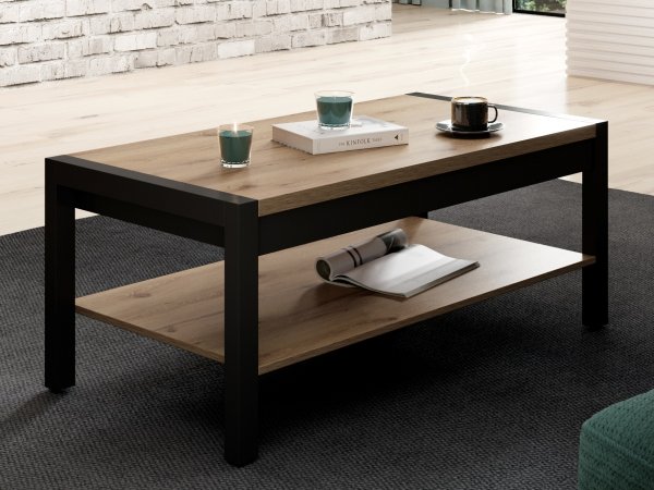 Nábytek do obývacího pokoje AKTIV 2 dub Taurus/černý mat