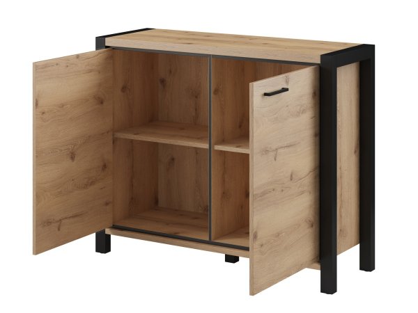 Nábytek do jídelny a obývacího pokoje AKTIV dub Taurus/černý mat