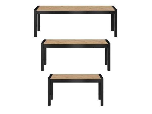 Nábytek do jídelny a obývacího pokoje AKTIV dub Taurus/černý mat