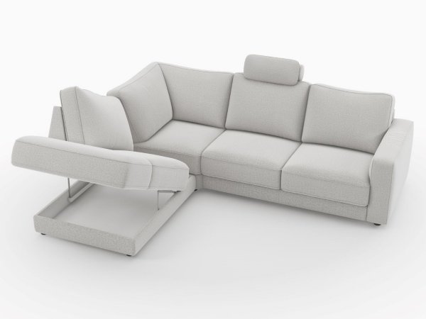 Rohová rozkládací sedací souprava DARIA