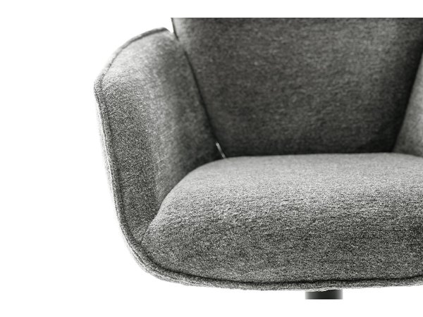 Jídelní otočná židle AMBER S, šedá