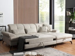 Rohová sedací souprava s nastavitelnou hloubkou sedáku AMICA