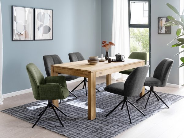 Jídelní otočná židle PEMBA antracyt