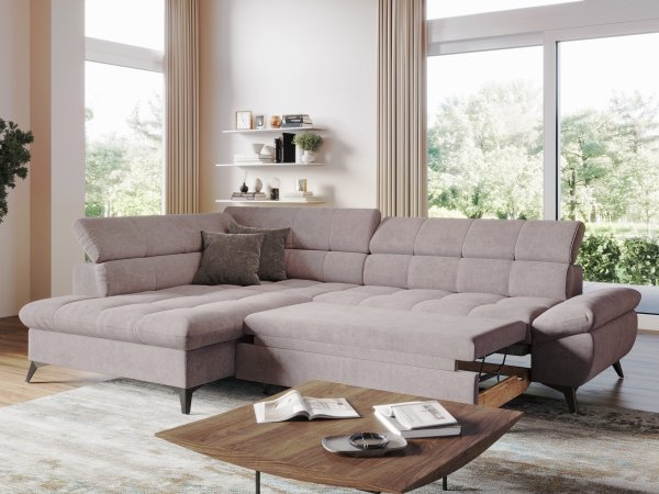 Rohová rozkládací sedací souprava APOLLO