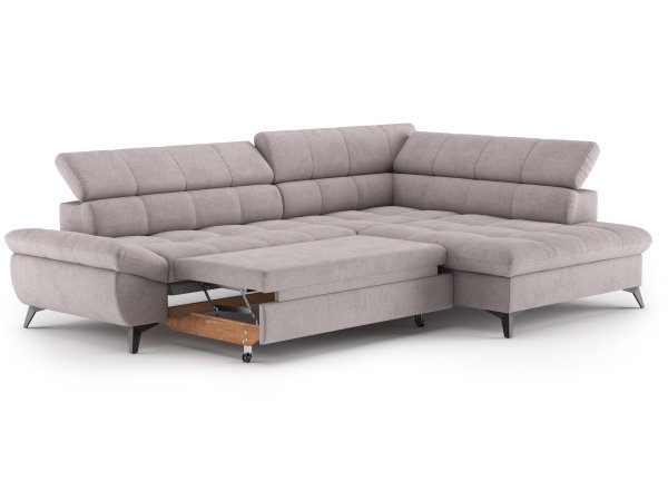 Rohová rozkládací sedací souprava APOLLO