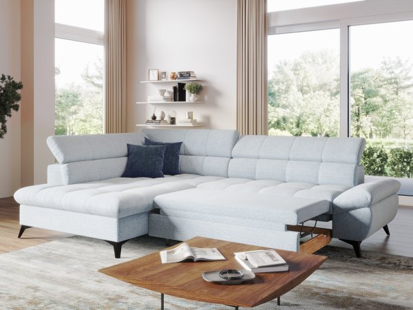 Rohová rozkládací sedací souprava APOLLO