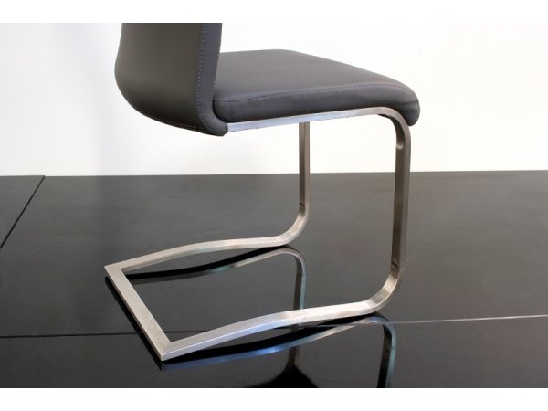 Židle jídelní ARCO ekokůže šedá