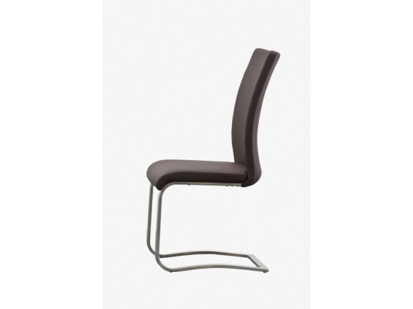 Jídelní židle z pravé kůže ARCO 2 barva bílá