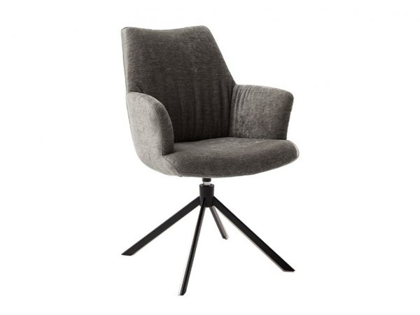 Jídelní otočná židle ARONA 1, antracitová