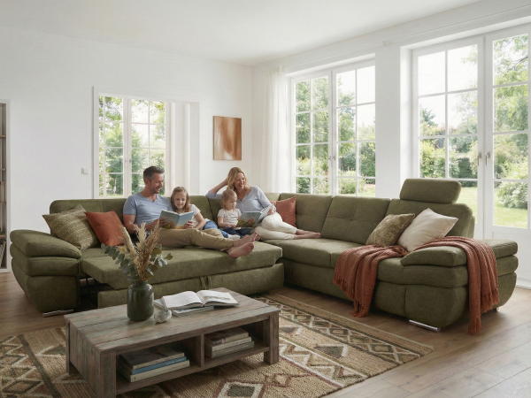 Luxusní rohová sedací souprava ARGENTO