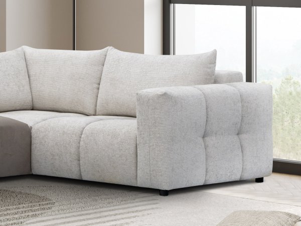 Stylová rohová sedací souprava ve tvaru U ARNES