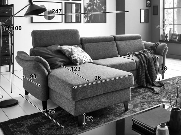 Rohová sedací souprava ARNGAST 3