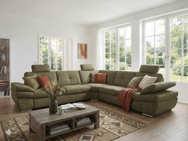 Luxusní rohová sedací souprava ARGENTO