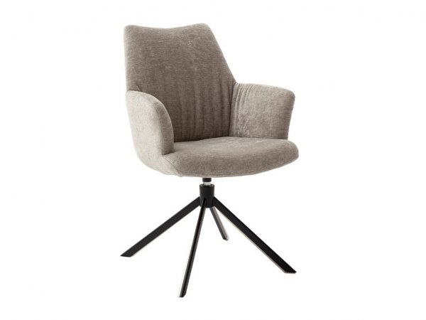 Jídelní otočná židle ARONA 1, krémová