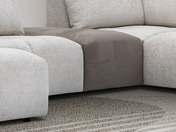 Stylová rohová sedací souprava ve tvaru U ARNES