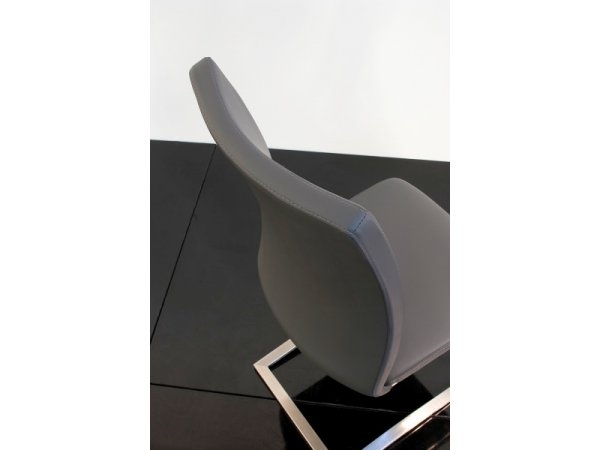 Židle jídelní ARCO ekokůže šedá