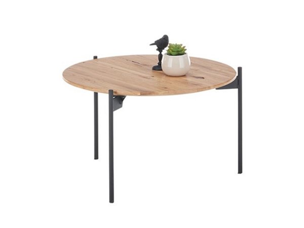 Kulatý konferenční stolek z masivu ASSUAN I dub olejovaný