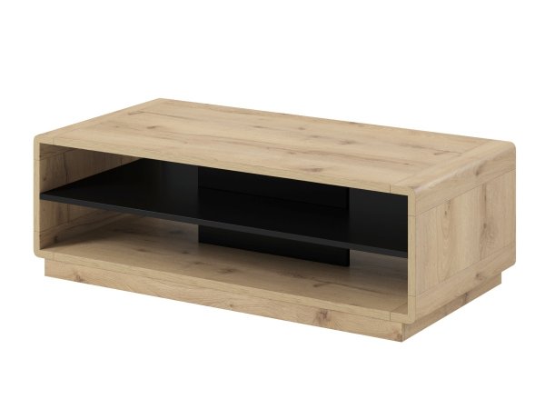 Nábytek do obývacího pokoje ASTON 2 dub Taurus/černá supermat