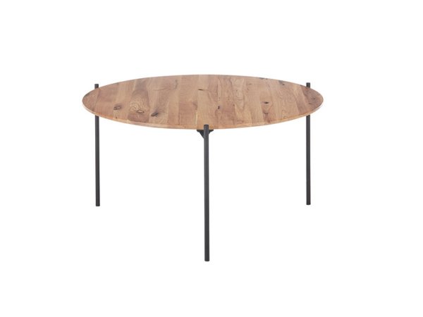 Kulatý konferenční stolek z masivu ASSUAN II dub olejovaný