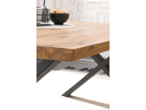 Čtvercový konferenční stolek z masivu ASOLA II dub olejovaný